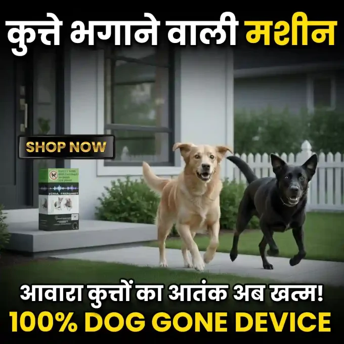 Dog Repellent System, Very Loud & Noisy Frequency Sound, Solution to Keep Street Dogs Away (2200 Sq. Feet Area)