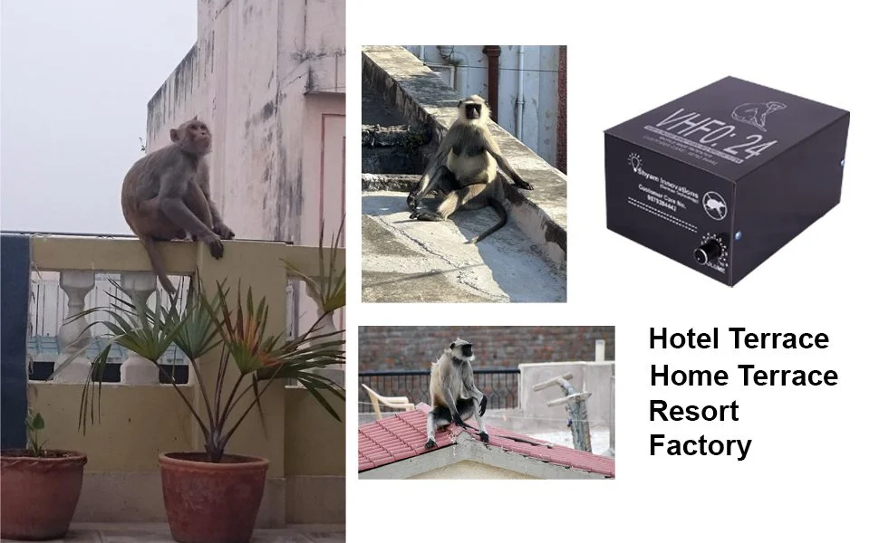 Ultrasonic Monkey Repellent with Very Loud & Noisy Sound to Repel Monkeys for Outdoor Like Garden, Factories, and Warehouse (VHF0: 24) - Image 6