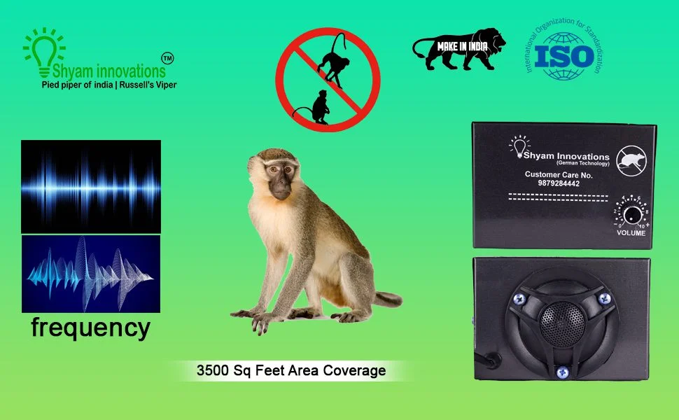 Ultrasonic Monkey Repellent with Very Loud & Noisy Sound to Repel Monkeys for Outdoor Like Garden, Factories, and Warehouse (VHF0: 24) - Image 7