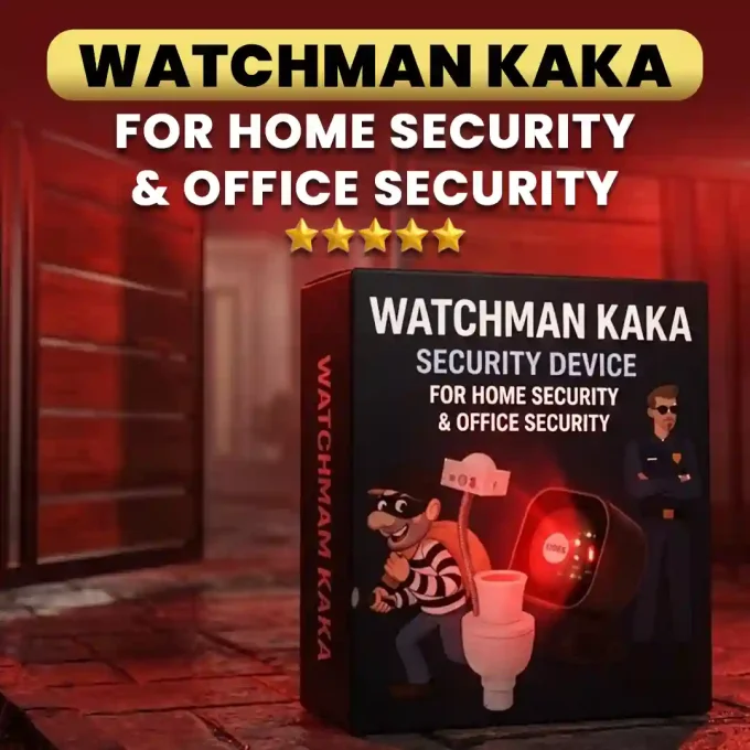 Watchman Kaka – Home & Office Anti-Theft Security Alarm with Motion Light Siren 120dB